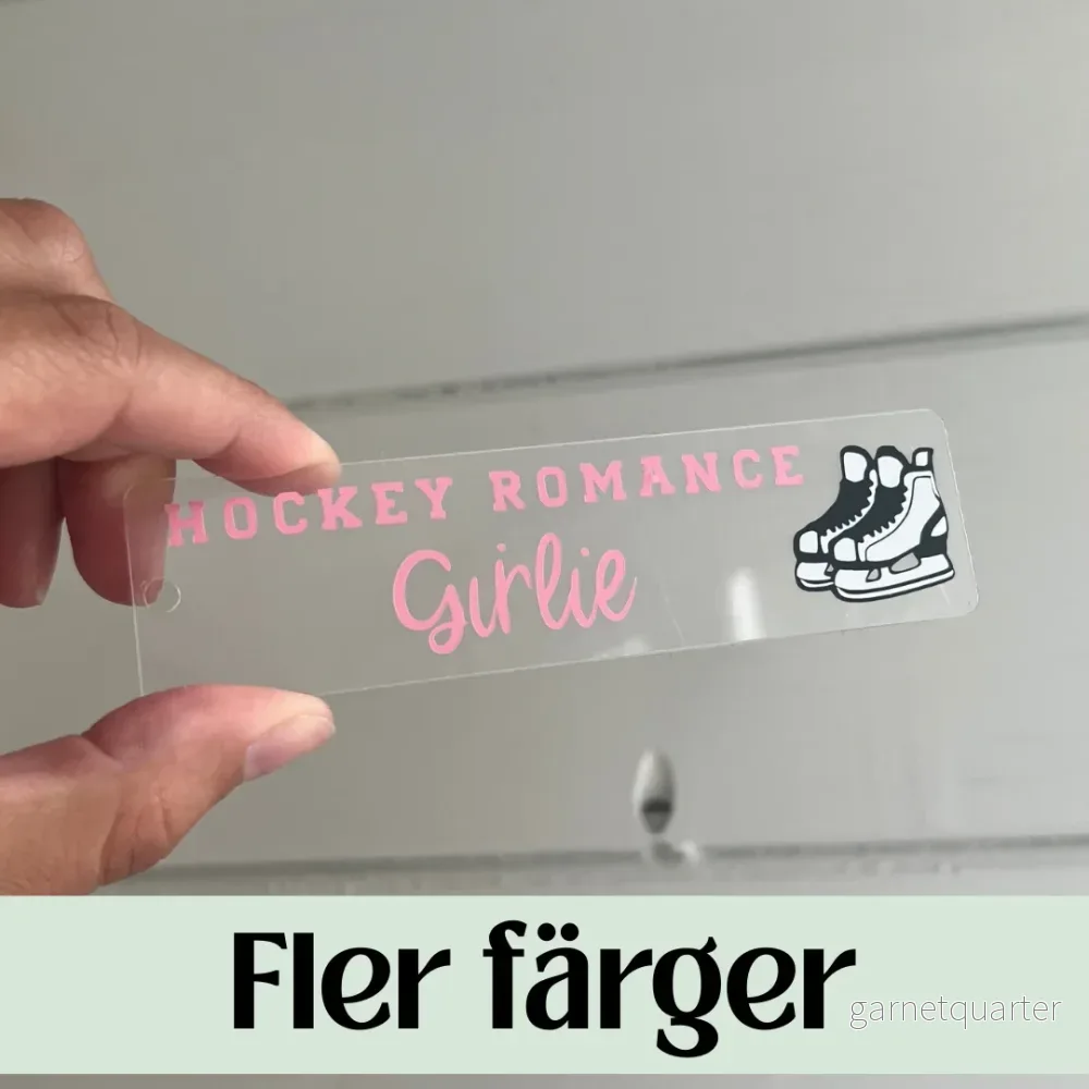 Bokmärke – Hockey romance girlie