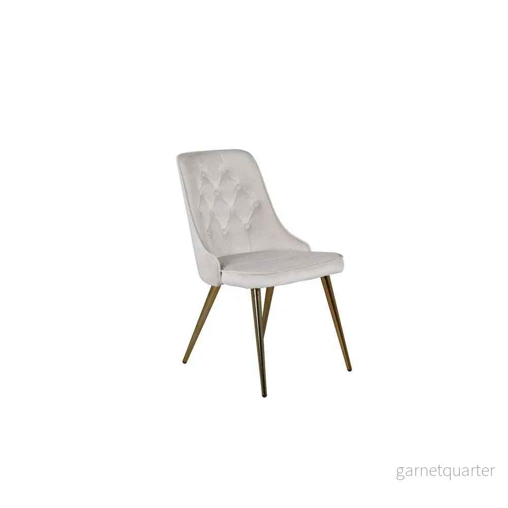 Venture Home Matstol Velvet Lyx Mässing 2-pack Venture Home Matstol Velvet Lyx Mässing 2-pack