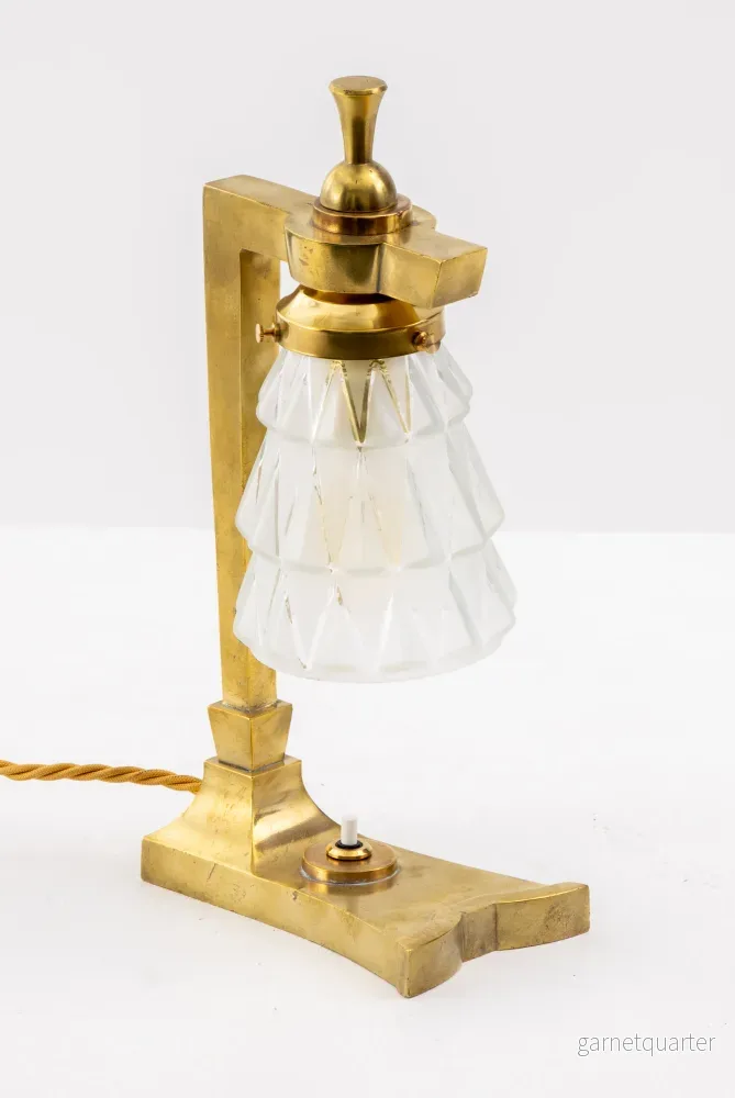 Bordslampa Jugend Kubistisk 1920-tal Nr B396 Bordslampa Jugend Kubistisk 1920-tal Nr B396