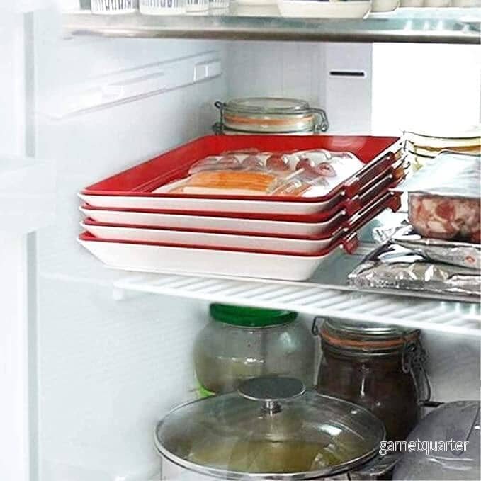 CLEVER TRAY - Smart bricka med återanvändbar folie. Mikrovågsugn och frostsäker❄️ - Bild 2
