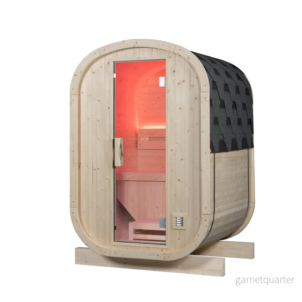 Sauna Gaïa Urban 2 Personer – Utomhusbastu i Kanadensisk Gran (130×130 cm) Sauna Gaïa Urban 2 Personer – Utomhusbastu i Kanadensisk Gran (130×130 cm)