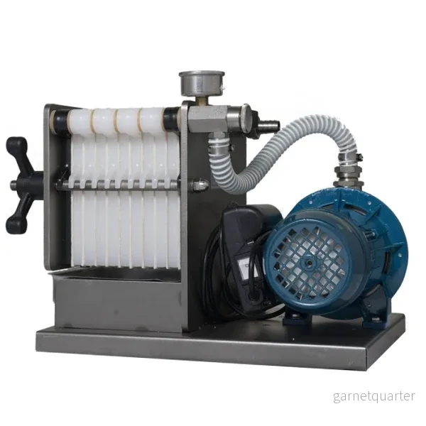 FCP10T Professionellt Plattfilter för bord 20×20 med pump (för 10 filterplattor) – Grifo