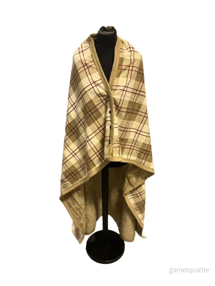 XL-poncho i mjuk babyfleece – multifunktionell poncho och filt i ett BRUN XL-poncho i mjuk babyfleece – multifunktionell poncho och filt i ett BRUN