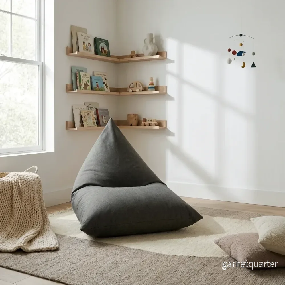 Sittsäck Barnfåtölj Razzy Nordic Grey