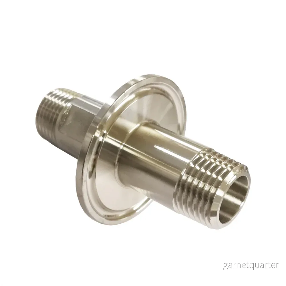 1,5″ Tri-Clamp med 1/2″ NPT i båda ändar 1,5″ Tri-Clamp med 1/2″ NPT i båda ändar
