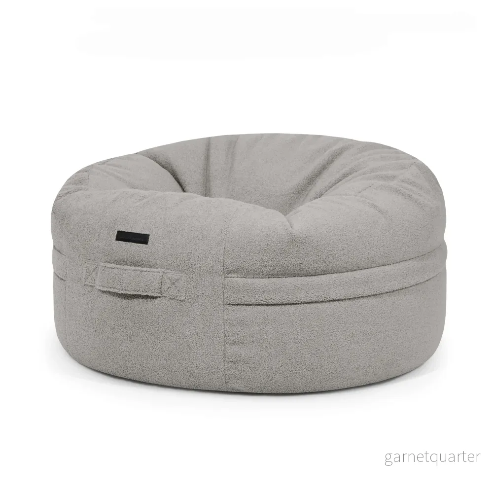 Saccosäck Roll 105 Teddy White Grey - Bild 3
