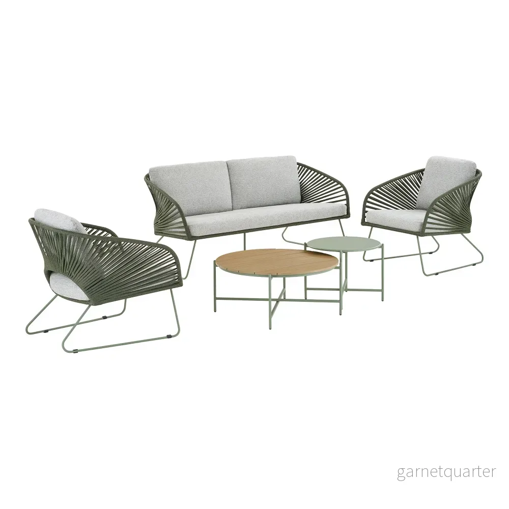 House Nordic Novella loungeset grå/grön House Nordic Novella loungeset grå/grön